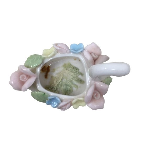 Small Vintage Ardalt Japan Trinket Dish/Holder - Swan Figurine Fine Porcelain - Picture 3 of 5